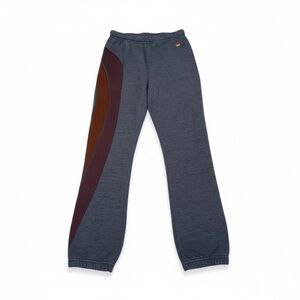 Rare Rare Rare Vintage 3 stripe Aviator Nation  Joggers - custom dyed